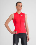 SPORTFUL Cycling sleeveless jersey - MATCH - red