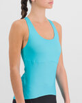 SPORTFUL Cycling tank top - MATCHY W - blue