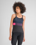 SPORTFUL Cycling tank top - SNAP W - black/blue