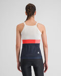 SPORTFUL Cycling sleeveless jersey - SNAP - white/blue/red