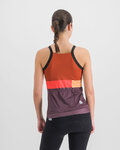 SPORTFUL Cycling tank top - SNAP - purple/orange