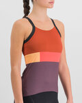 SPORTFUL Cycling tank top - SNAP - purple/orange