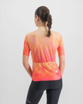 SPORTFUL Cycling short sleeve jersey - ROCKET - orange/beige