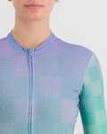 SPORTFUL Cycling short sleeve jersey - ROCKET - purple/light green