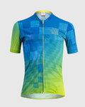 SPORTFUL Cycling short sleeve jersey - ROCKET KID - blue/yellow