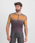 SPORTFUL Cycling short sleeve jersey - SKY RIDER SUPERGIARA - brown/orange