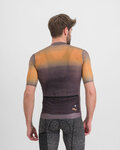 SPORTFUL Cycling short sleeve jersey - SKY RIDER SUPERGIARA - brown/orange