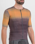 SPORTFUL Cycling short sleeve jersey - SKY RIDER SUPERGIARA - brown/orange