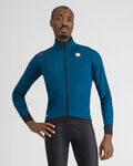 SPORTFUL Cycling thermal jacket - FIANDRE - blue