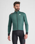 SPORTFUL Cycling thermal jacket - FIANDRE - green