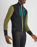 SPORTFUL Cycling thermal jacket - SUPERGIARA - blue/green/black