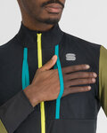 SPORTFUL Cycling thermal jacket - SUPERGIARA - blue/green/black