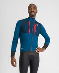 SPORTFUL Cycling thermal jacket - SUPERGIARA - blue