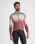 SPORTFUL Cycling winter long sleeve jersey - FLOW SUPERGIARA THERMAL - beige/brown