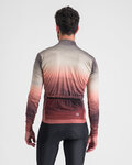 SPORTFUL Cycling winter long sleeve jersey - FLOW SUPERGIARA THERMAL - beige/brown
