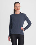 SPORTFUL Cycling long sleeve t-shirt - GIARA - blue