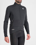 SPORTFUL Cycling thermal jacket - SUPER - black