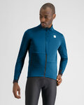 SPORTFUL Cycling thermal jacket - SUPER - blue