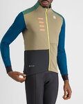 SPORTFUL Cycling thermal jacket - TEMPO - green/blue/grey/black