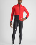 SPORTFUL Cycling thermal jacket - TEMPO - red