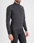 SPORTFUL Cycling windproof jacket - NEO SOFTSHELL - black