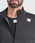 SPORTFUL Cycling windproof jacket - NEO SOFTSHELL - black
