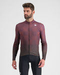 SPORTFUL Cycling winter long sleeve jersey - ROCKET THERMAL - purple