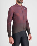 SPORTFUL Cycling winter long sleeve jersey - ROCKET THERMAL - purple