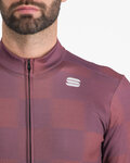 SPORTFUL Cycling winter long sleeve jersey - ROCKET THERMAL - purple