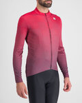 SPORTFUL Cycling winter long sleeve jersey - ROCKET THERMAL - red/purple