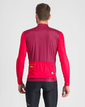SPORTFUL Cycling winter long sleeve jersey - CHECKMATE THERMAL - red