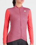 SPORTFUL Cycling winter long sleeve jersey - CHECKMATE THERMAL - red