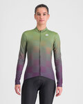 SPORTFUL Cycling winter long sleeve jersey - ROCKET THERMAL - green