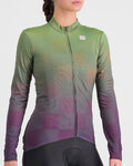 SPORTFUL Cycling winter long sleeve jersey - ROCKET THERMAL - green