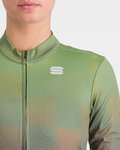 SPORTFUL Cycling winter long sleeve jersey - ROCKET THERMAL - green