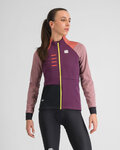 SPORTFUL Cycling thermal jacket - TEMPO W - bordeaux/red