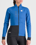 SPORTFUL Cycling thermal jacket - TEMPO - blue/black