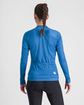 SPORTFUL Cycling winter long sleeve jersey - MATCHY THERMAL - blue