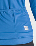 SPORTFUL Cycling winter long sleeve jersey - MATCHY THERMAL - blue