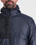 SPORTFUL Cycling thermal jacket - SUPERGIARA PUFFY - blue