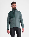SPORTFUL Cycling thermal jacket - SUPERGIARA PUFFY - green