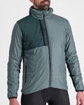 SPORTFUL Cycling thermal jacket - SUPERGIARA PUFFY - green