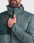 SPORTFUL Cycling thermal jacket - SUPERGIARA PUFFY - green