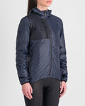 SPORTFUL Cycling thermal jacket - SUPERGIARA PUFFY - blue