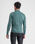SPORTFUL Cycling winter long sleeve jersey - SUPERGIARA THERMAL - green