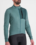 SPORTFUL Cycling winter long sleeve jersey - SUPERGIARA THERMAL - green