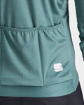 SPORTFUL Cycling winter long sleeve jersey - SUPERGIARA THERMAL - green