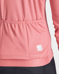 SPORTFUL Cycling winter long sleeve jersey - SUPERGIARA THERMAL - pink