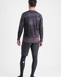 SPORTFUL Cycling long sleeve t-shirt - FLOW GIARA - black