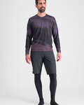 SPORTFUL Cycling long sleeve t-shirt - FLOW GIARA - black